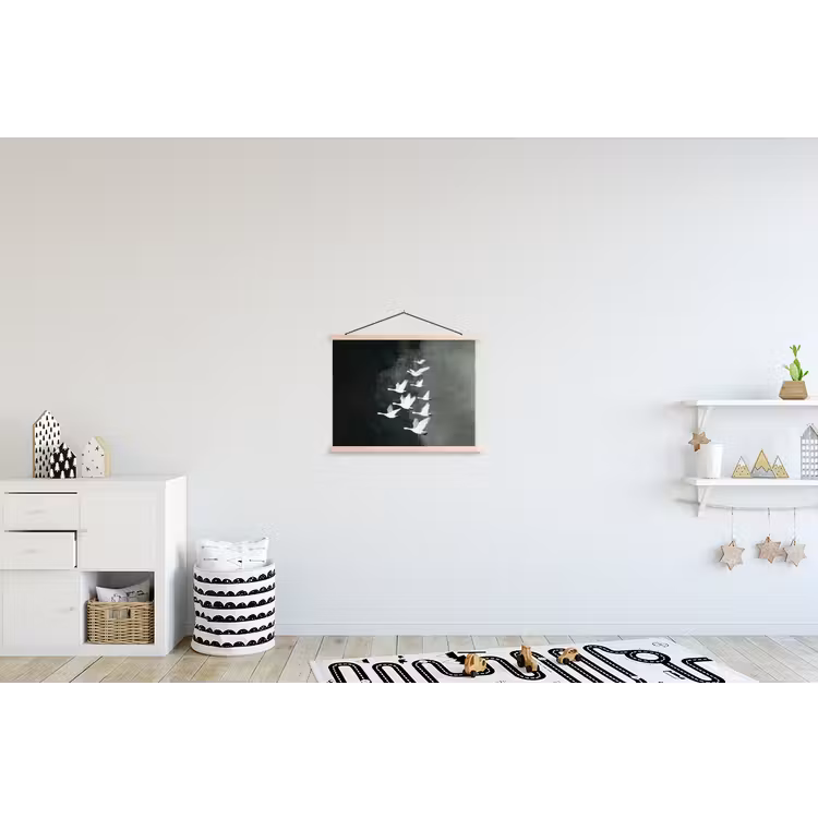 Schoolplaat - Vogel - Japandi - Groen — 3