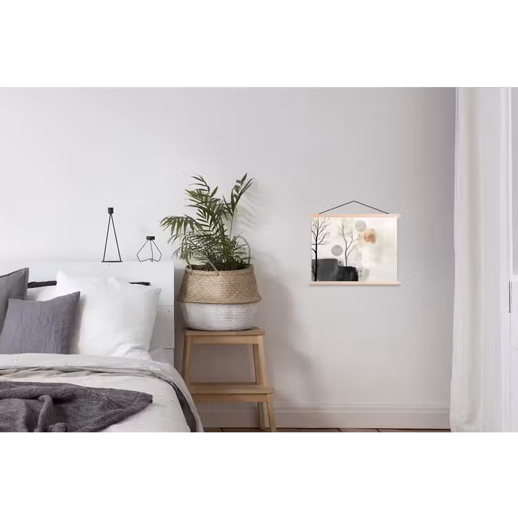 Schoolplaat - Wabi sabi - Beige - Plant — 2