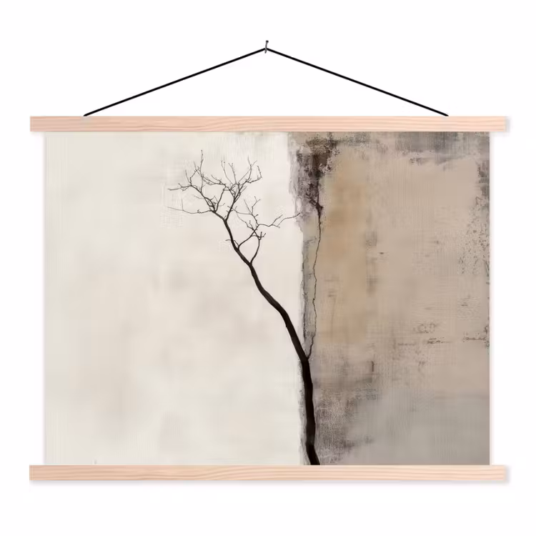 Schoolplaat - Wabi sabi - Plant - Beige — 1