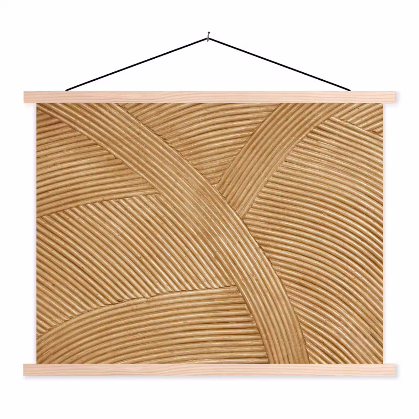 Schoolplaat - Rotan print - Beige — 1