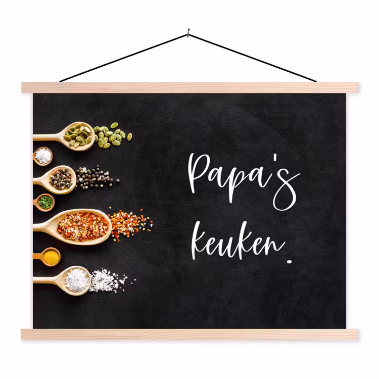 Schoolplaat - Quotes - Spreuken - Keuken - Papa's keuken - Papa — 1