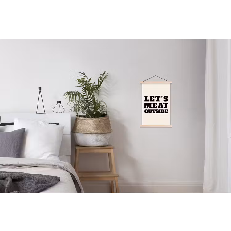Schoolplaat - Tekst - Blokletters - Zwart - Vlees — 2