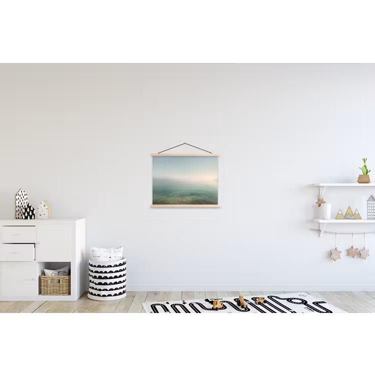 Schoolplaat - Zee - Horizon - Blauw - Mist — 3