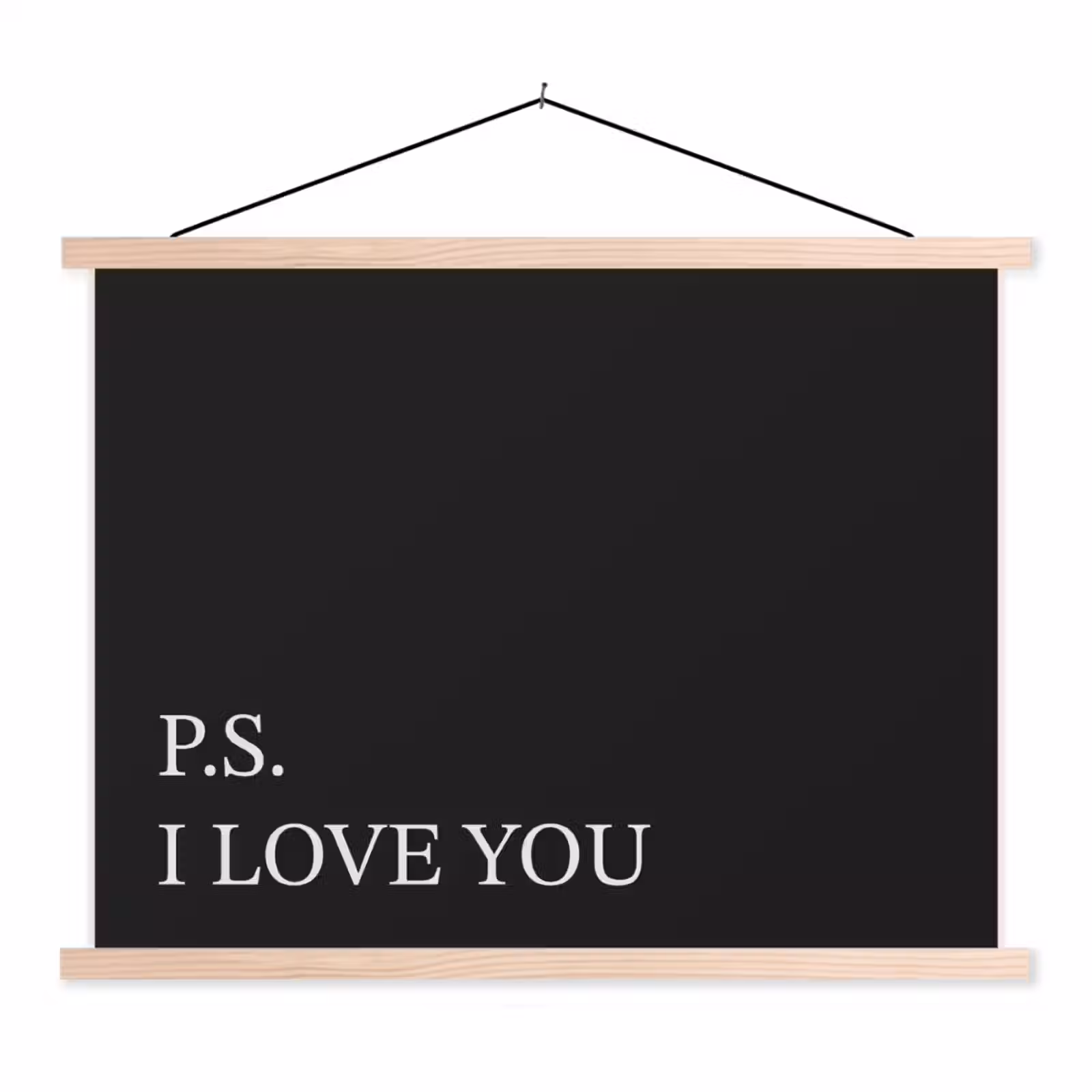 Schoolplaat - Zwart - Minimalistisch - Valentijn — 1