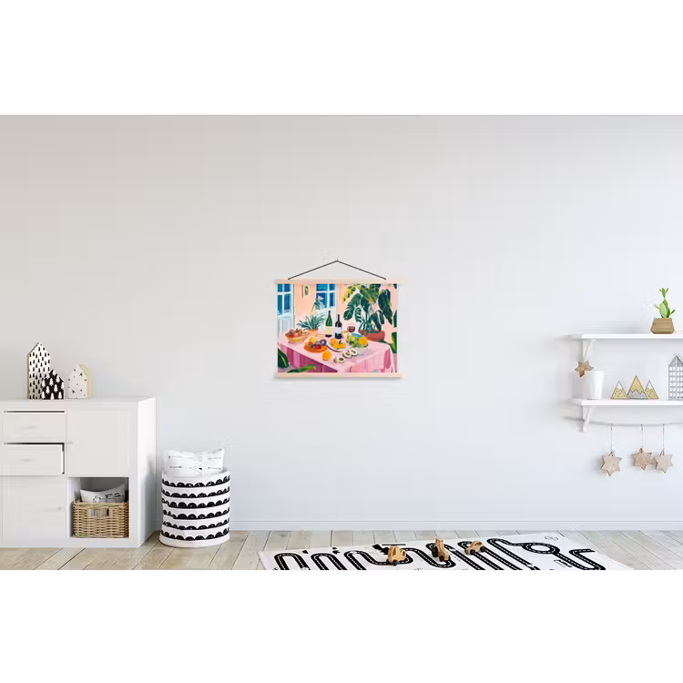 Schoolplaat - Tafel - Wijn - Fruit — 3