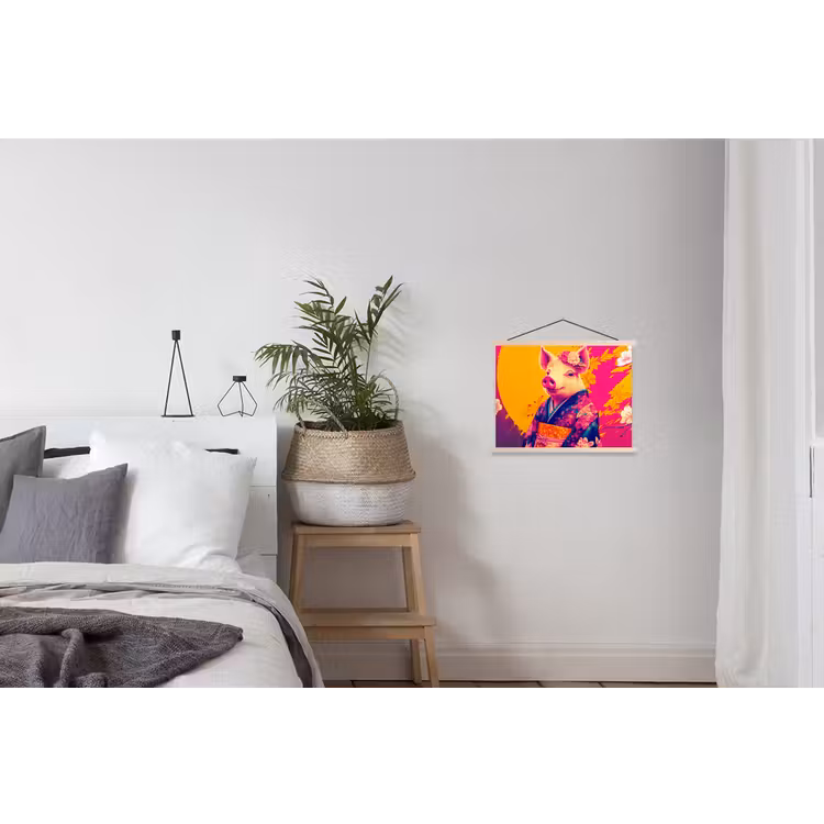 Schoolplaat - Varken - Bloemkroon - Kimono - Abstract — 2