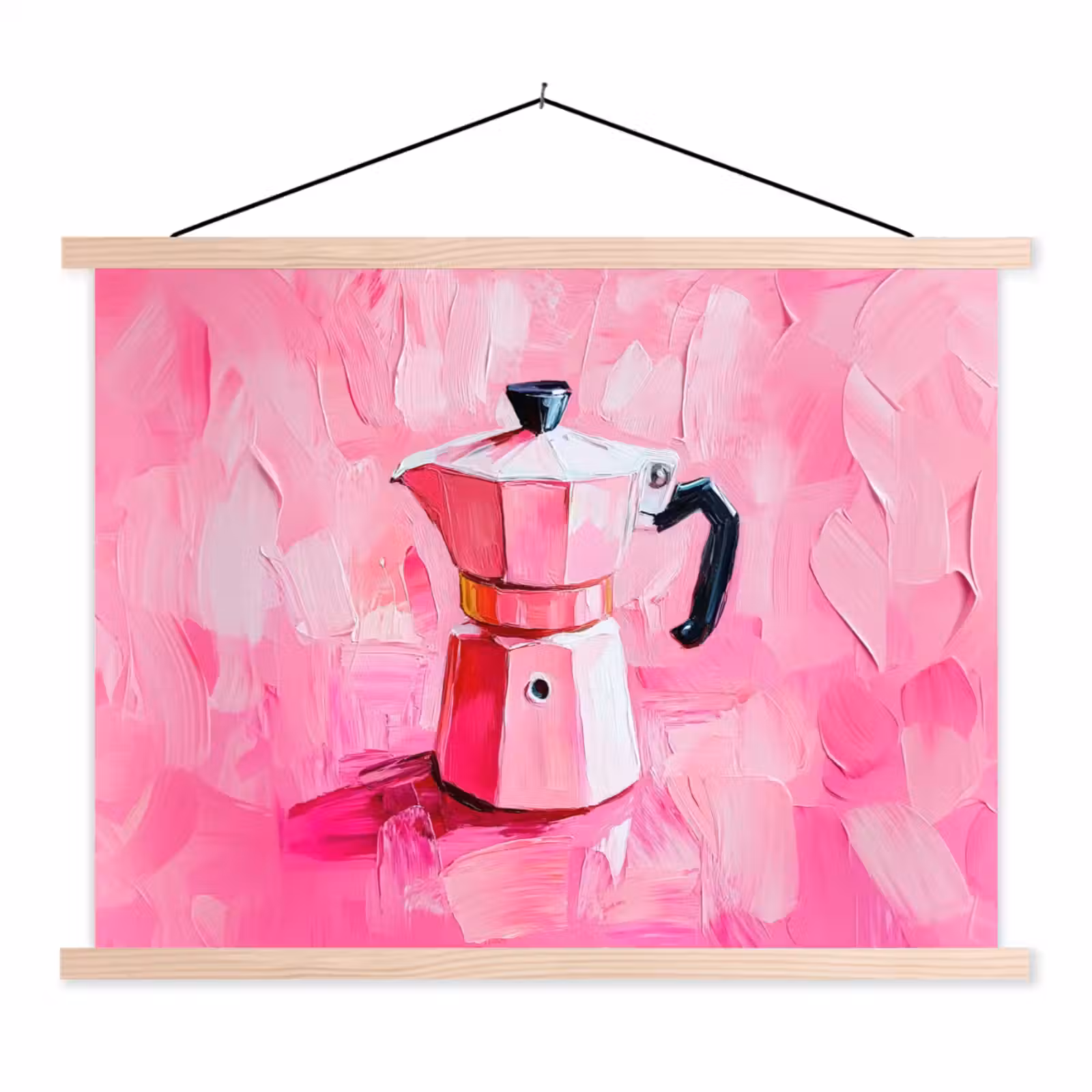 Schoolplaat - Roze - Verf - Coffee — 1