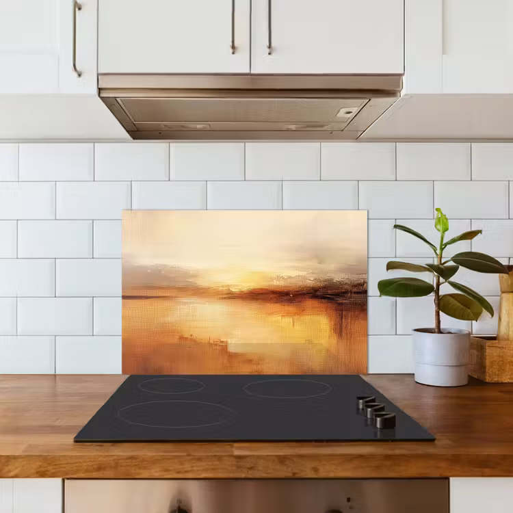 Spatscherm keuken - Abstract - Bruin - Modern - Herfst kleuren — 6
