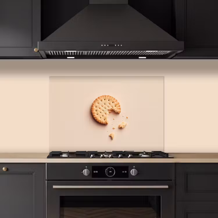 Spatscherm keuken - Koekje - Kruimels - beige — 2