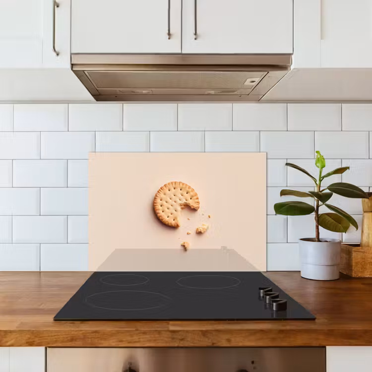 Spatscherm keuken - Koekje - Kruimels - beige — 6
