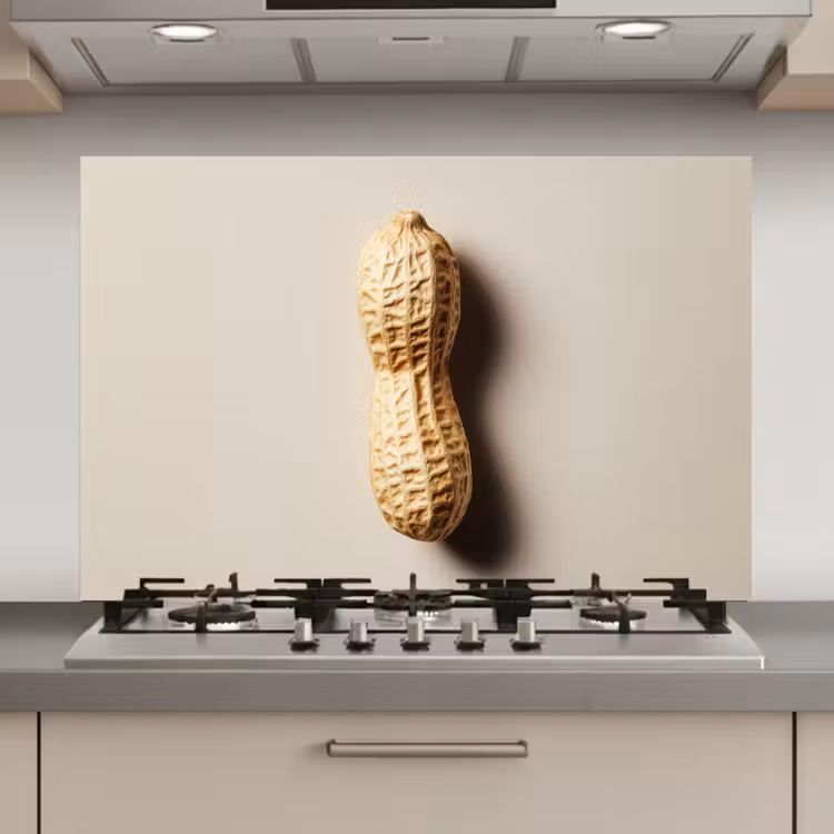 Spatscherm keuken - Pinda - Ruw - Beige — 1