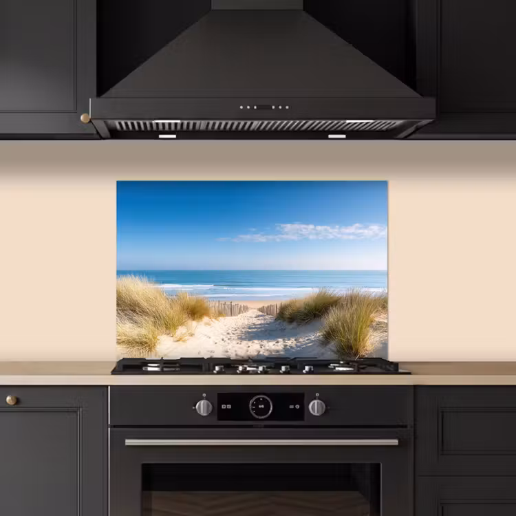 Spatscherm keuken - Strand - Zee - Duin - Zand - Zomer — 2