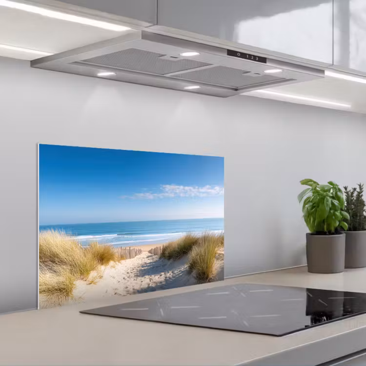 Spatscherm keuken - Strand - Zee - Duin - Zand - Zomer — 5