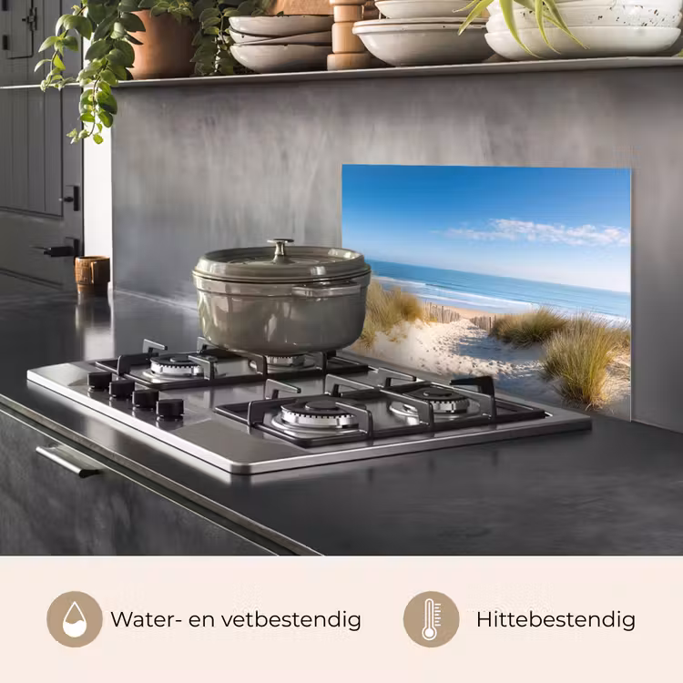 Spatscherm keuken - Strand - Zee - Duin - Zand - Zomer — 7