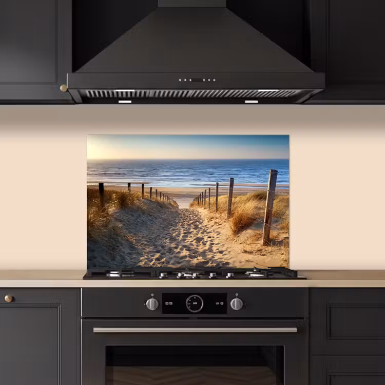 Spatscherm keuken - Strand - Zee - Nederland - Duinen - Zon — 2