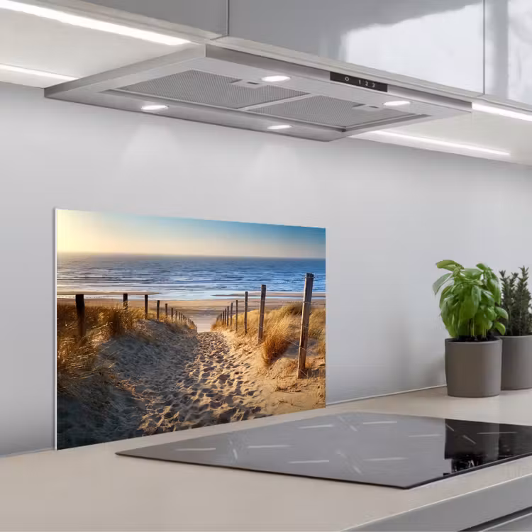 Spatscherm keuken - Strand - Zee - Nederland - Duinen - Zon — 5