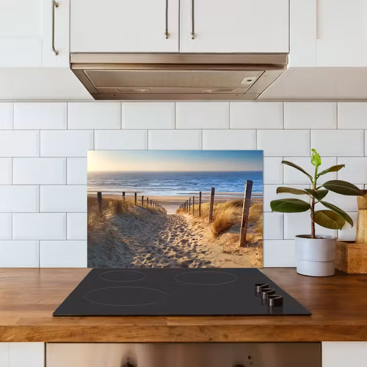 Spatscherm keuken - Strand - Zee - Nederland - Duinen - Zon — 6