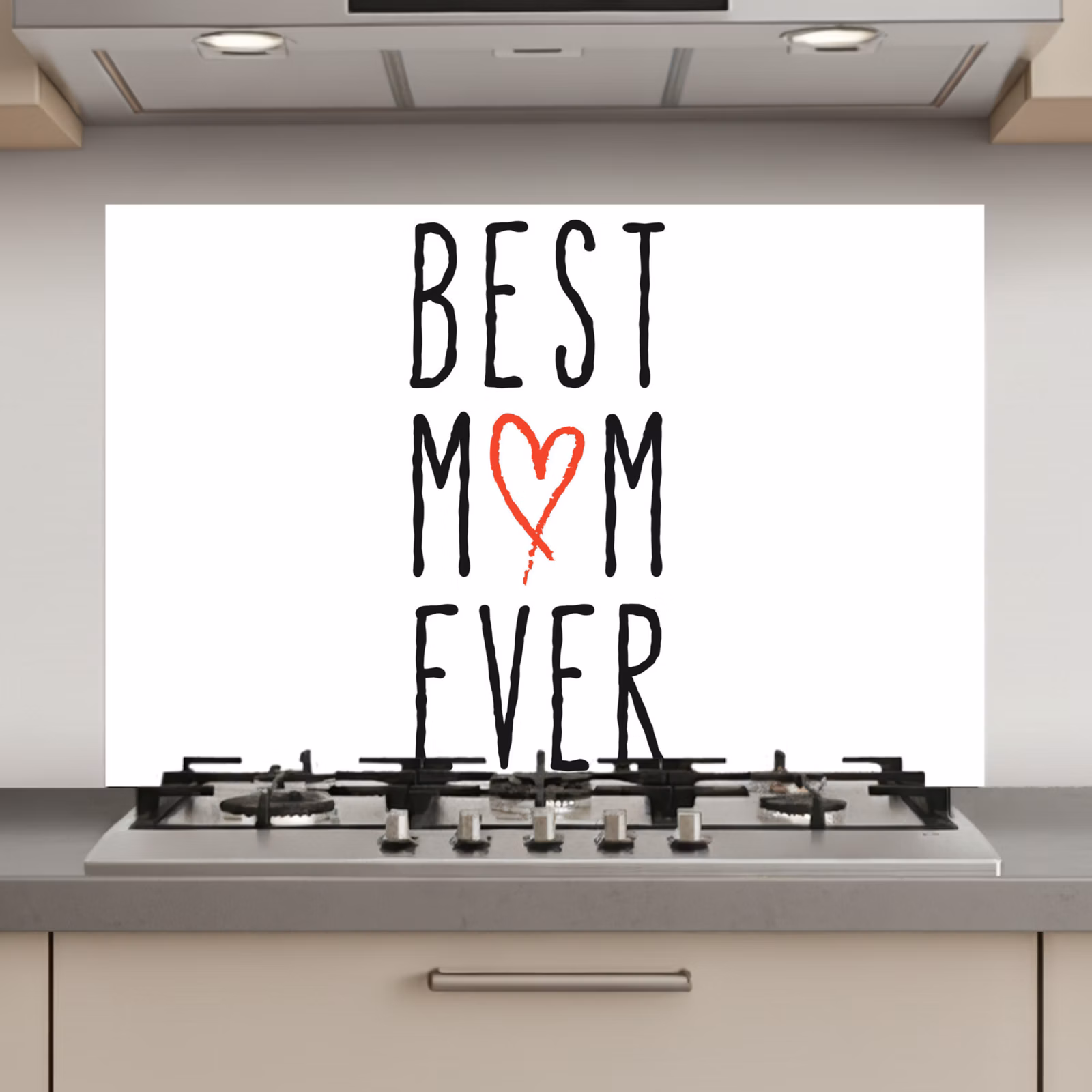 Spatscherm keuken - Best mom ever - Spreuken - Mama - Quotes — 1