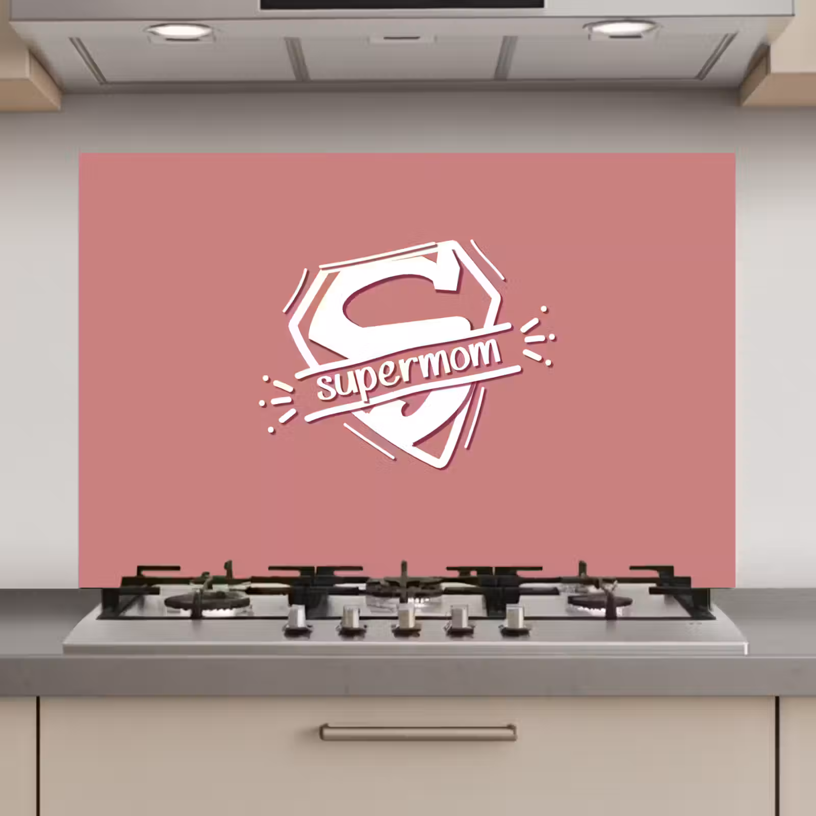Spatscherm keuken - Spreuken - Supermom - Moeder - Quotes — 1