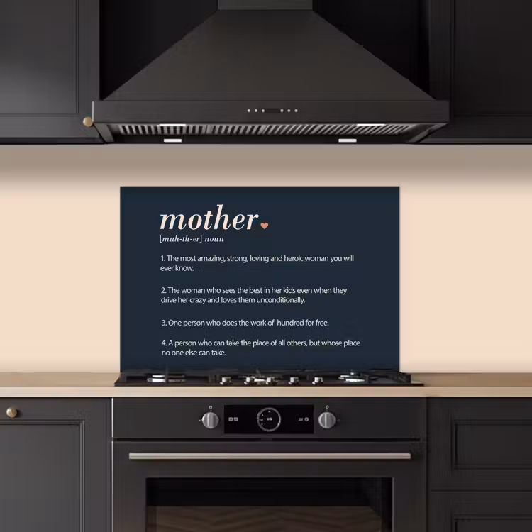 Spatscherm keuken - Mama definitie - Mother - Quotes - Spreuken — 2