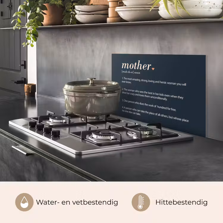 Spatscherm keuken - Mama definitie - Mother - Quotes - Spreuken — 7