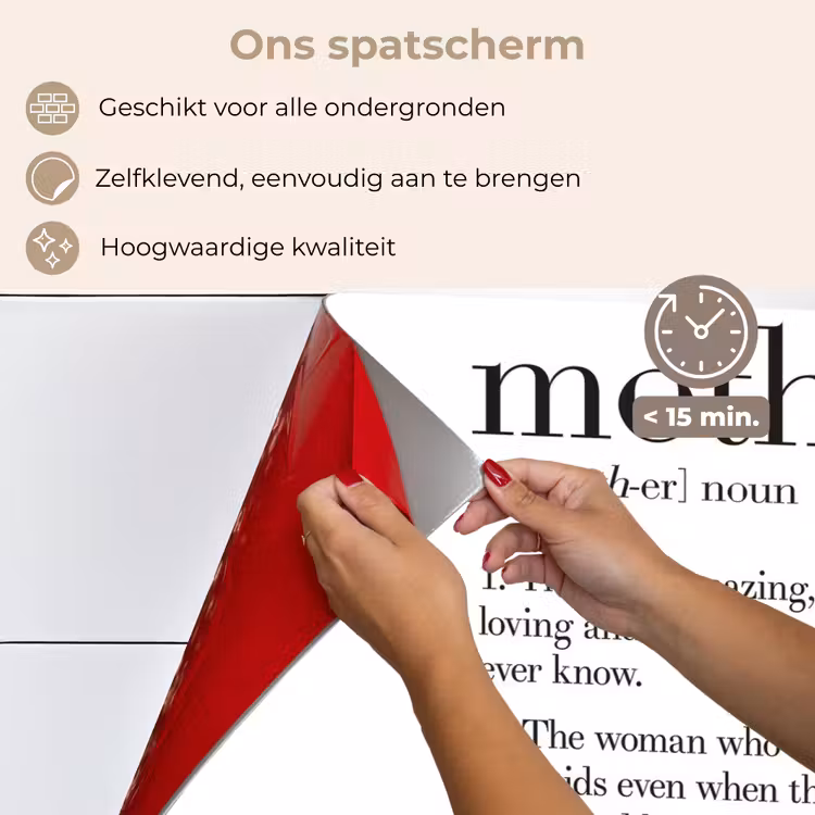Spatscherm keuken - Moeder definitie - Quotes - Mother - Spreuken — 4