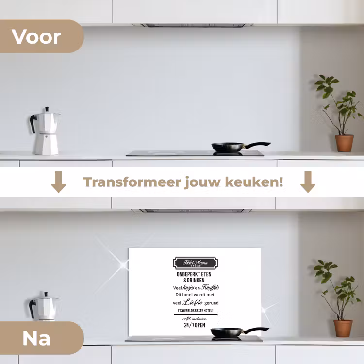 Spatscherm keuken - Quotes - Mama - Spreuken - Hotel mama — 3