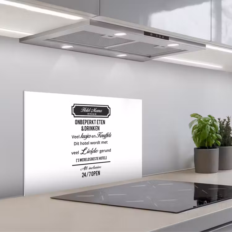 Spatscherm keuken - Quotes - Mama - Spreuken - Hotel mama — 5