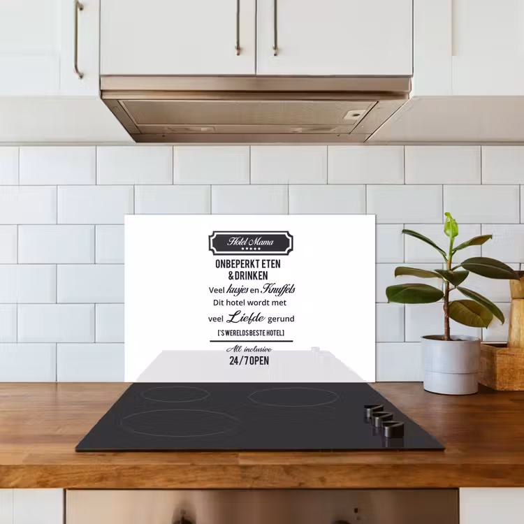 Spatscherm keuken - Quotes - Mama - Spreuken - Hotel mama — 6