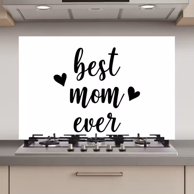 Spatscherm keuken - Quotes - Moederdag - Cadeau — 1