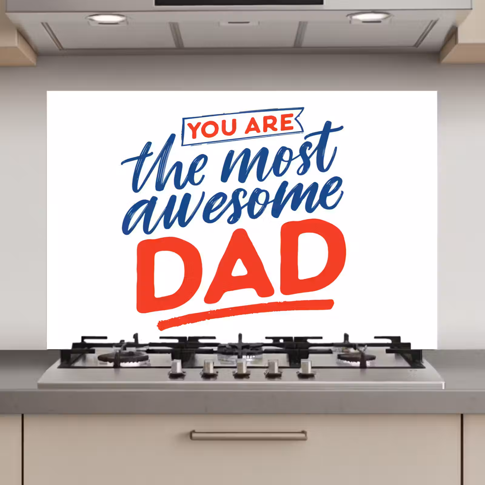Spatscherm keuken - Papa - Vaderdag - Spreuken — 1
