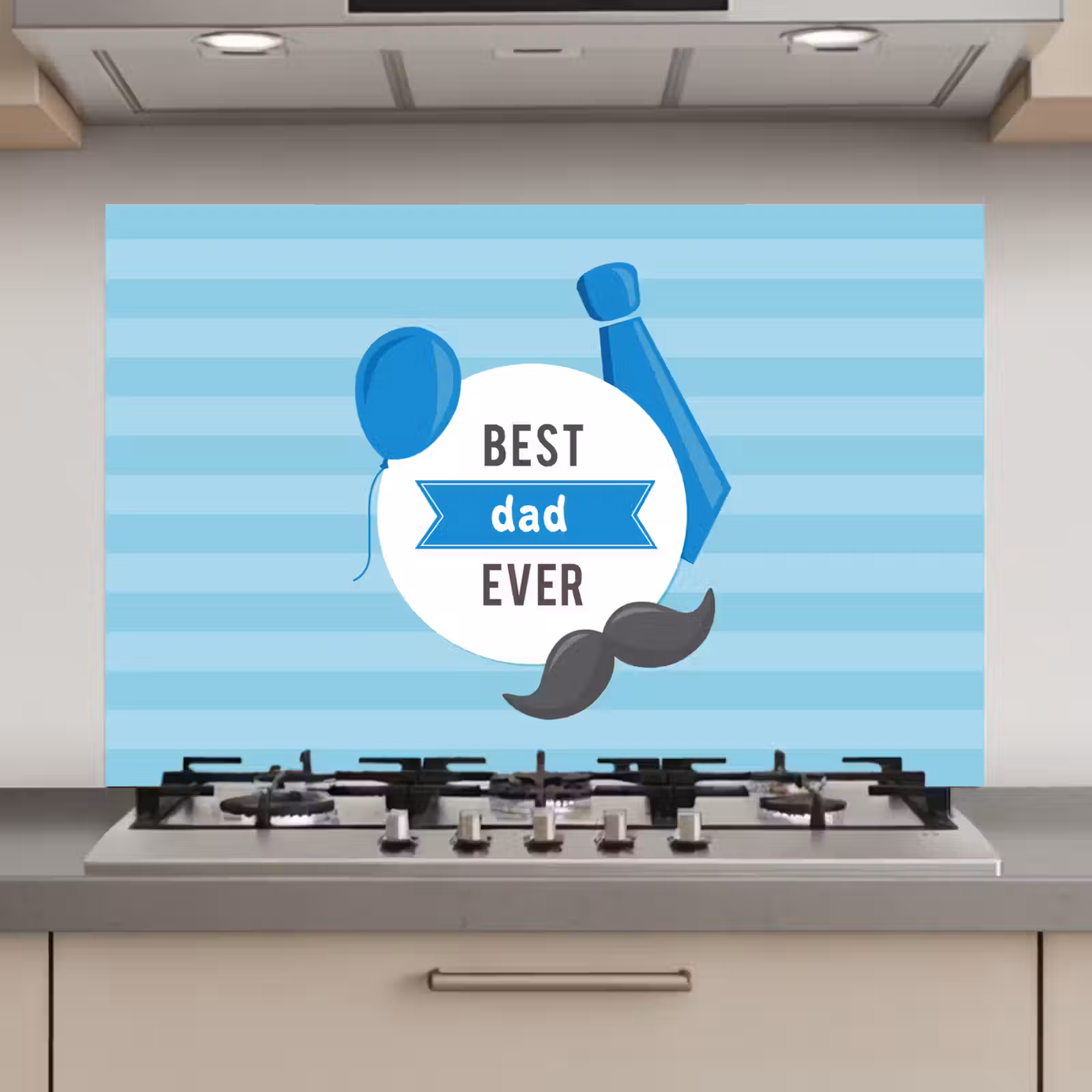Spatscherm keuken - Spreuken - Quotes - Best dad ever - Vader — 1