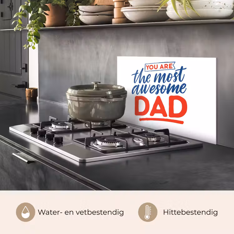 Spatscherm keuken - Papa - Vaderdag - Spreuken — 7