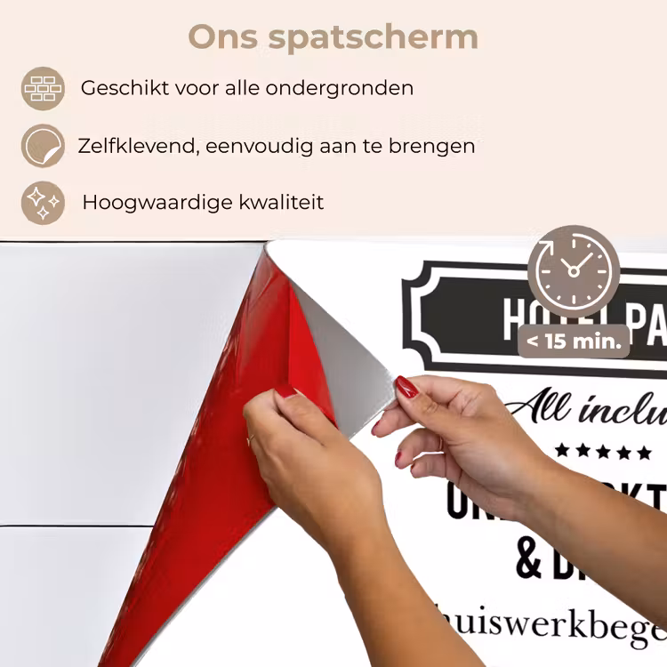Spatscherm keuken - Spreuken - Hotel papa - Quotes - Vader — 4