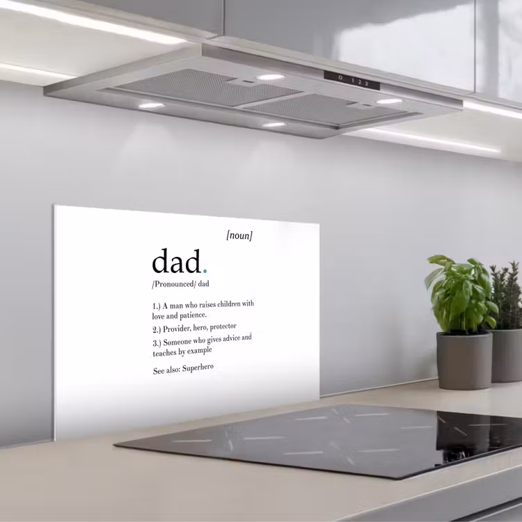 Spatscherm keuken - Spreuken - Papa definitie - Quotes - Dad — 5