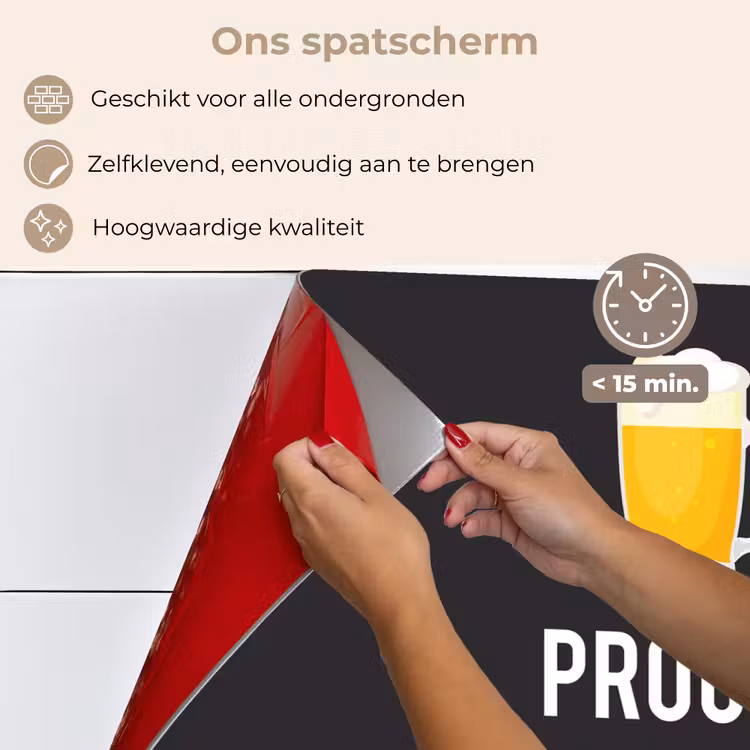 Spatscherm keuken - Spreuken - Proost op de beste vader - Quotes - Papa — 4