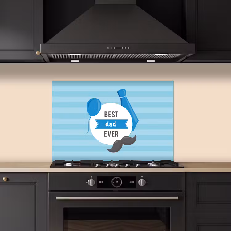 Spatscherm keuken - Spreuken - Quotes - Best dad ever - Vader — 2