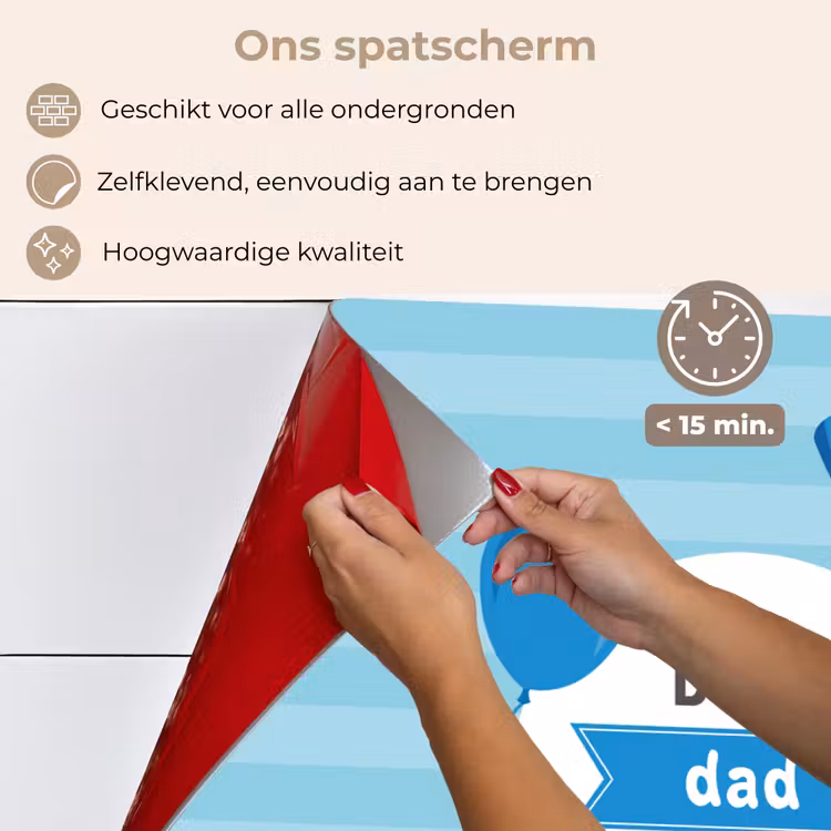 Spatscherm keuken - Spreuken - Quotes - Best dad ever - Vader — 4