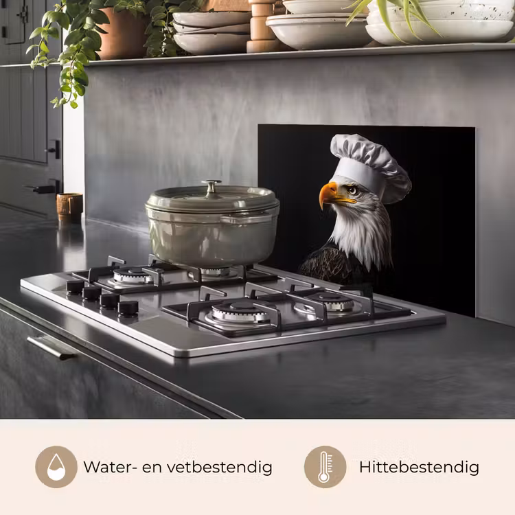 Spatscherm keuken - Arend -Amerika - Koksmuts - Vogel - Stoer — 7