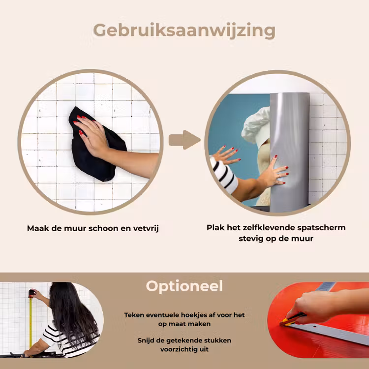 Spatscherm keuken - Eend - Koksmuts - Cute - Vogel — 8
