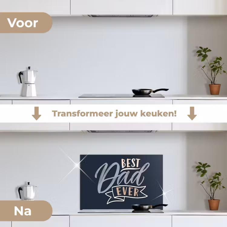 Spatscherm keuken - Quotes - Papa - Best dad ever - Spreuken — 3