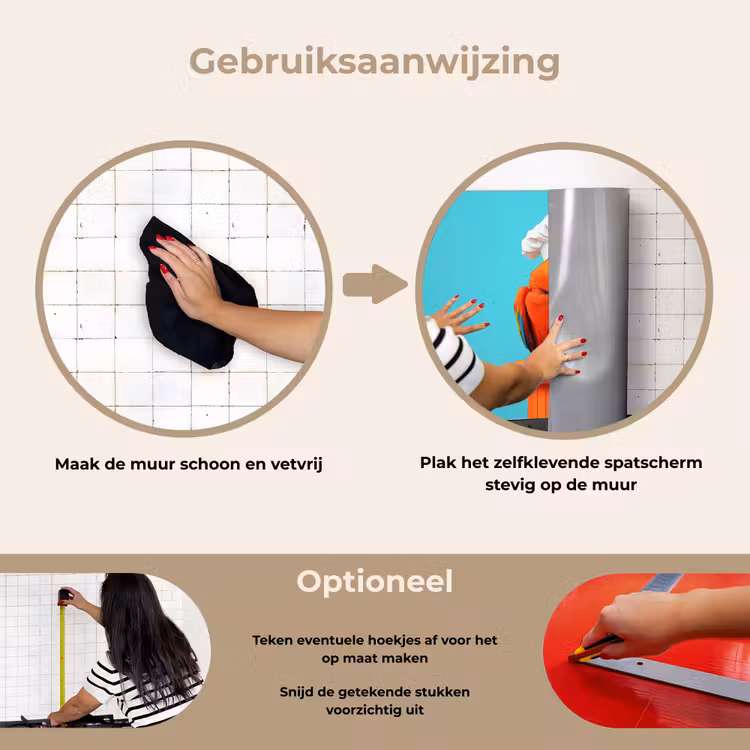 Spatscherm keuken - Ara - Koksmuts - Sokkel - Grappig — 8