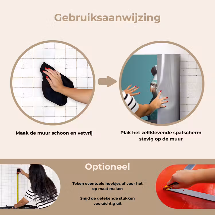 Spatscherm keuken - Parkiet - Vogel - Koksmuts - Cute — 8