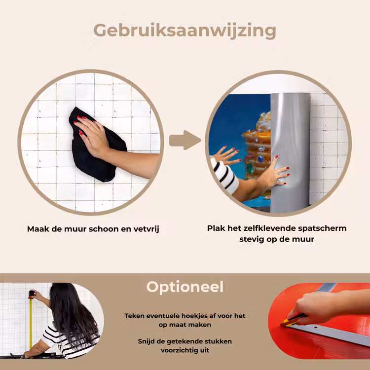 Spatscherm keuken - Pannenkoeken - Steentjes - Glitter - Slagroom — 8