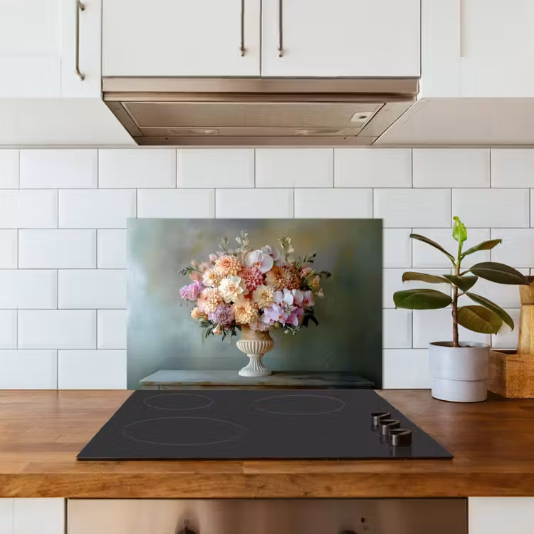 Spatscherm keuken - Orchidee - Boeket - Vaas - Bloemen — 6