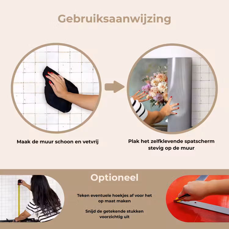 Spatscherm keuken - Orchidee - Boeket - Vaas - Bloemen — 8