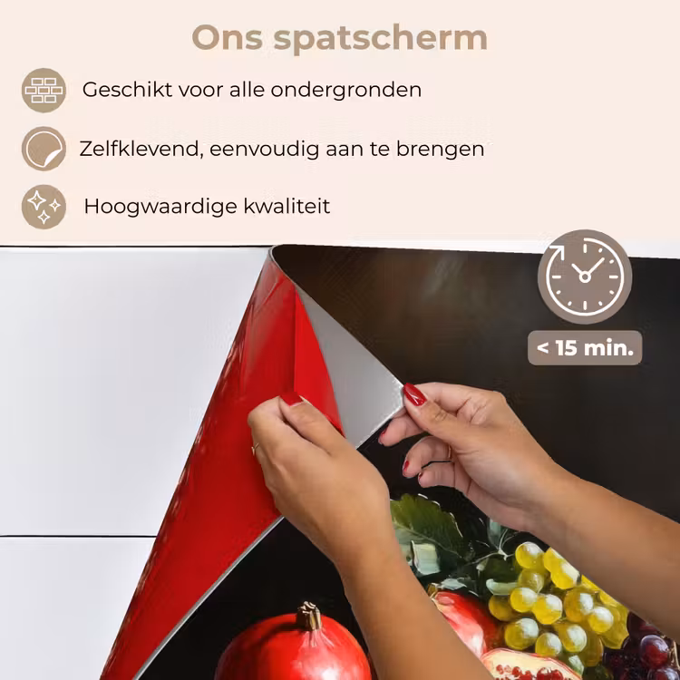 Spatscherm keuken - Borrelplank - Stilleven - Vintage — 4
