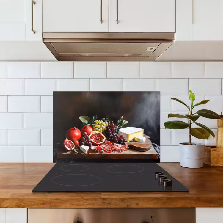 Spatscherm keuken - Borrelplank - Stilleven - Vintage — 6