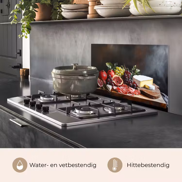 Spatscherm keuken - Borrelplank - Stilleven - Vintage — 7