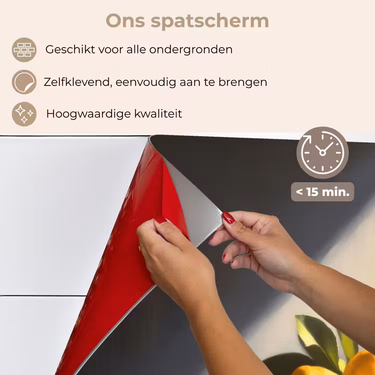 Spatscherm keuken - Citroenen - Stilleven - Geel — 4